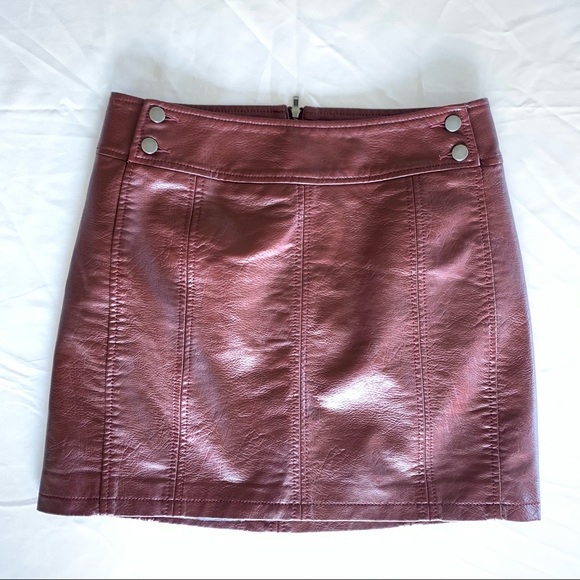 Free People Retro Bodycon Mini Skirt in Purple CA - Picture 4 of 7